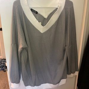 V-neck sweater
